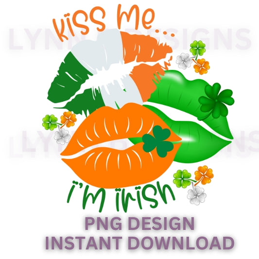 Kiss me I'm Irish png, st patricks day shirt png