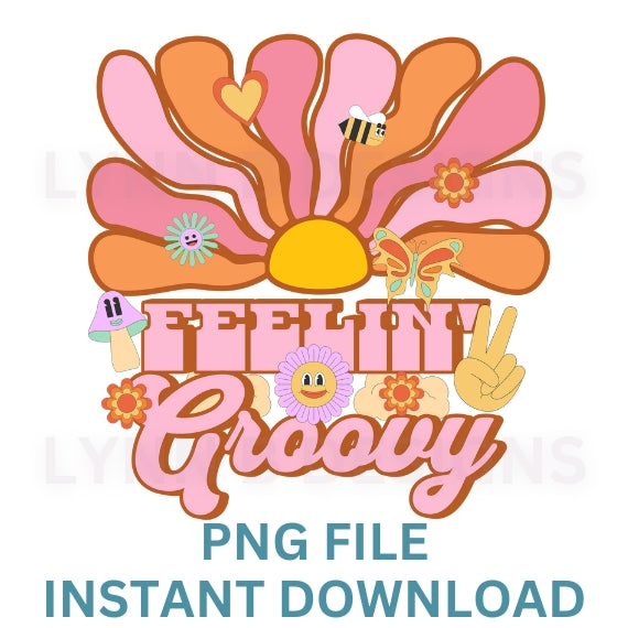 Feelin Groovy png, hippie png