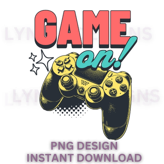 Game on png, Gamer Shirt PNG