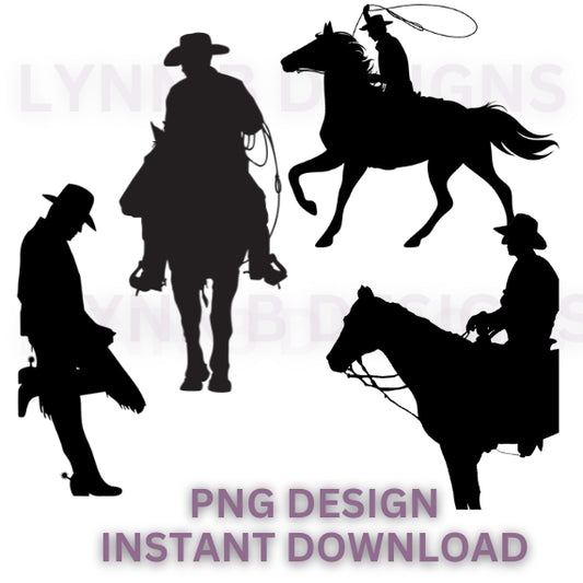 Cowboy silhouette png