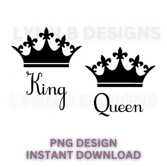 King and Queen crown png