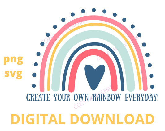 Create your own rainbow Png