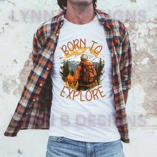 Adventure awaits, Born to Explore, adventure png, hiking png