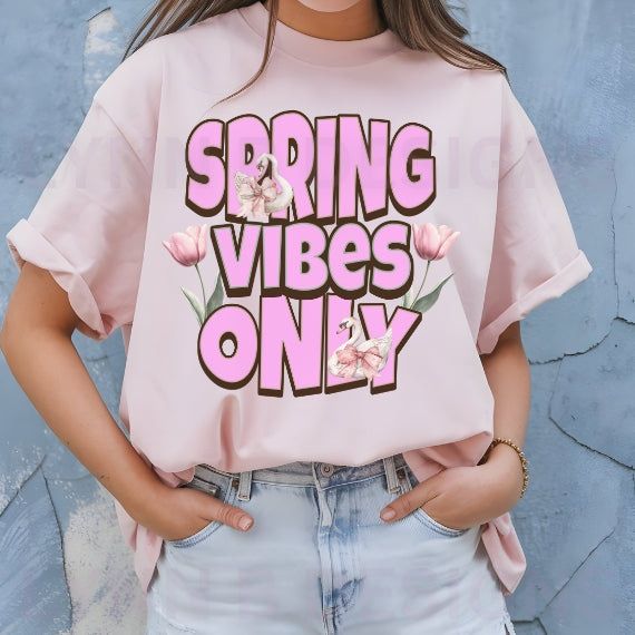 Spring Vibes Only, Easter shirt png