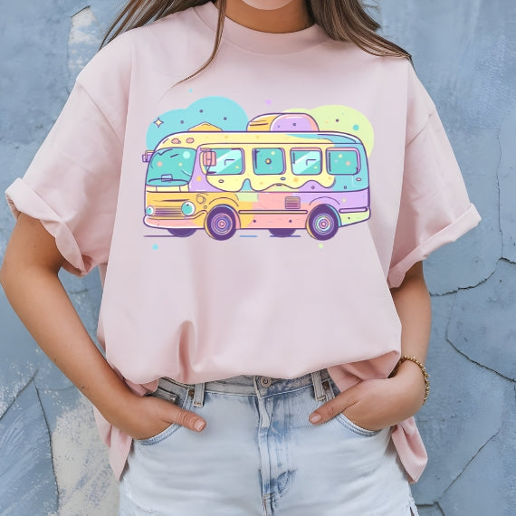 Pink camper png