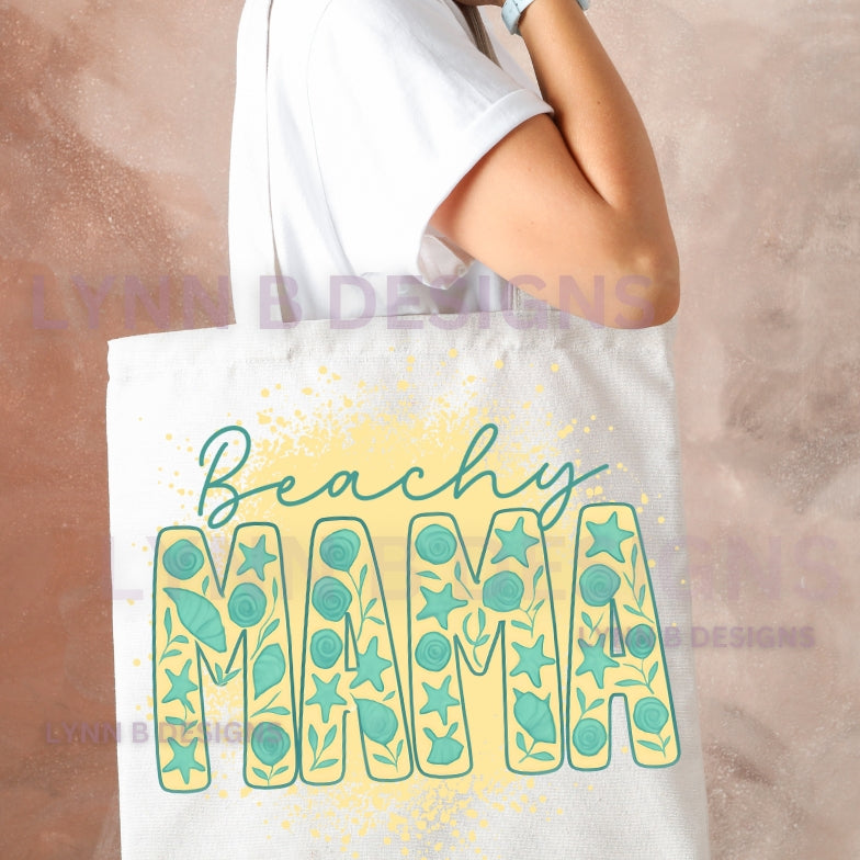 Beachy Mama png, Mama png,Beach Mama png