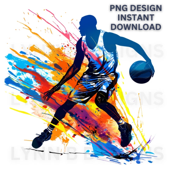 Basketball png watercolor